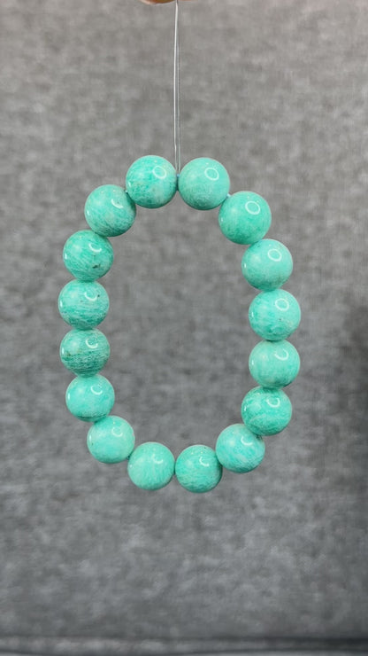 Natural Amazonite Bracelet Size 13.5 mm