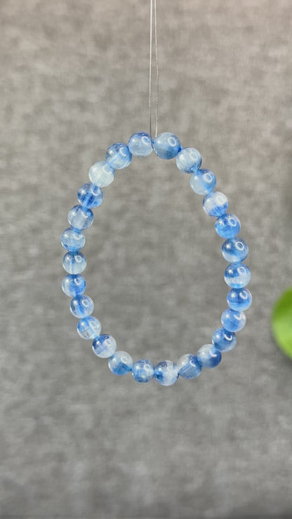 Natural Kyanite Bracelet Size 7 mm