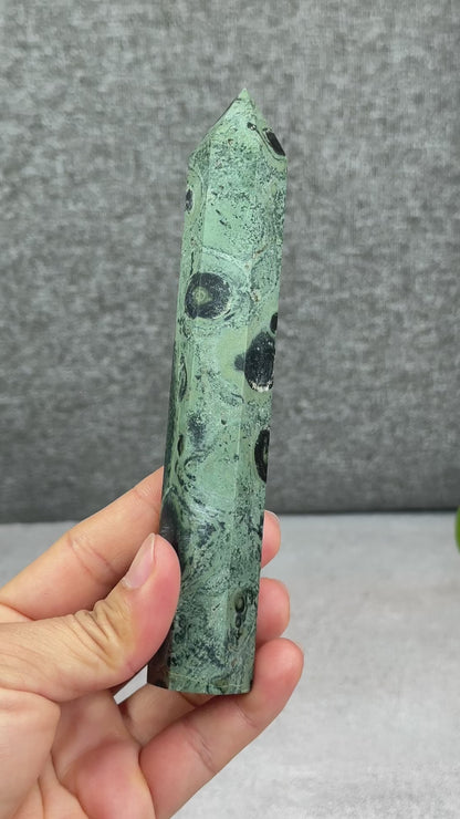 Natural Kambaba Jasper Tower