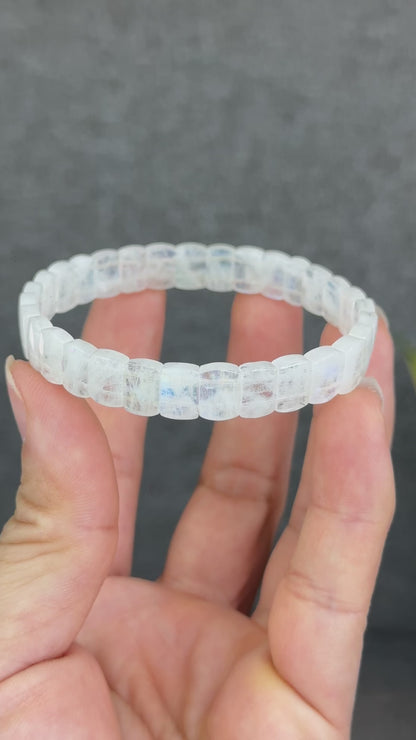 Natural Blue Moonstone Bracelet