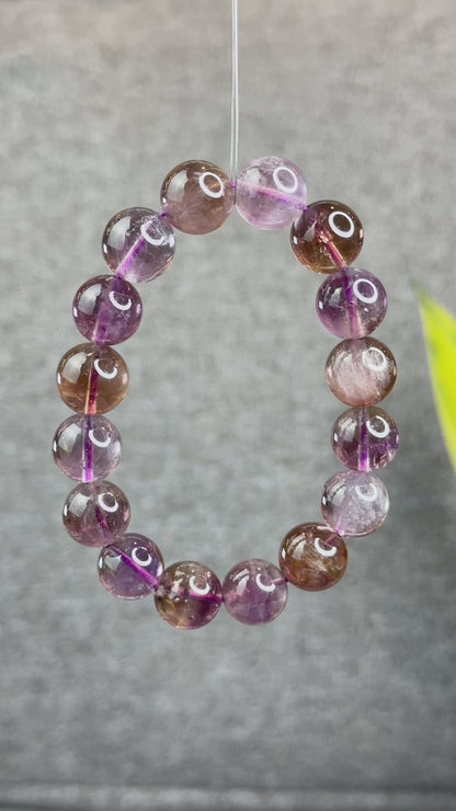 Natural Ametrine Bracelet Size 13 mm