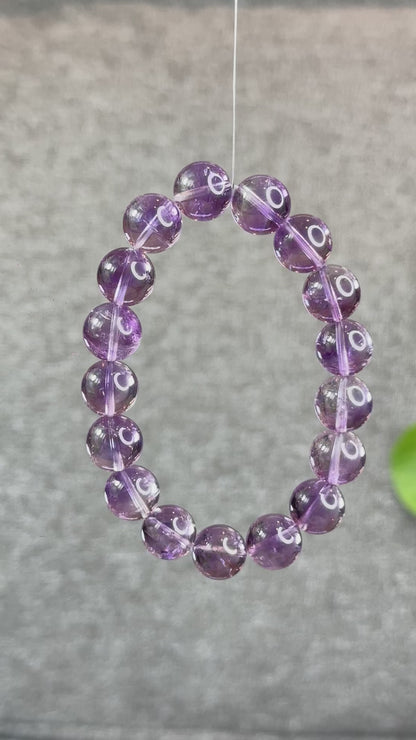 Natural Amethsyt Bracelet Size 12 mm