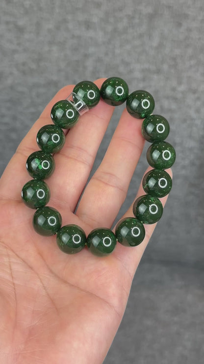 Natural Nephrite Jade High Quality Bracelet Size 14 mm VIP