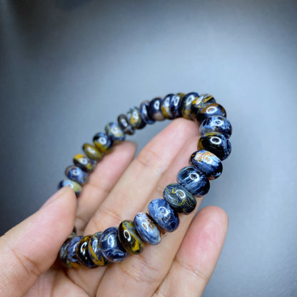 Natural Pietersite Chicklet Style Bracelet Size 10 mm