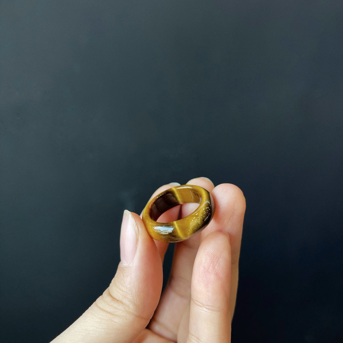 Bague Oeil de Tigre Taille 1.8