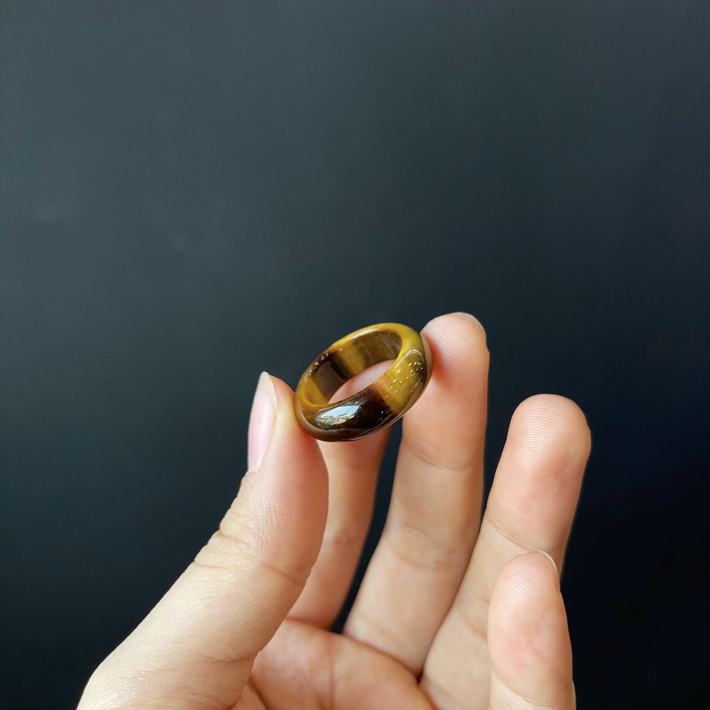 Bague Oeil de Tigre Taille 1.8