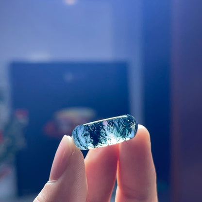 Moss Agate Ring Size 1.6