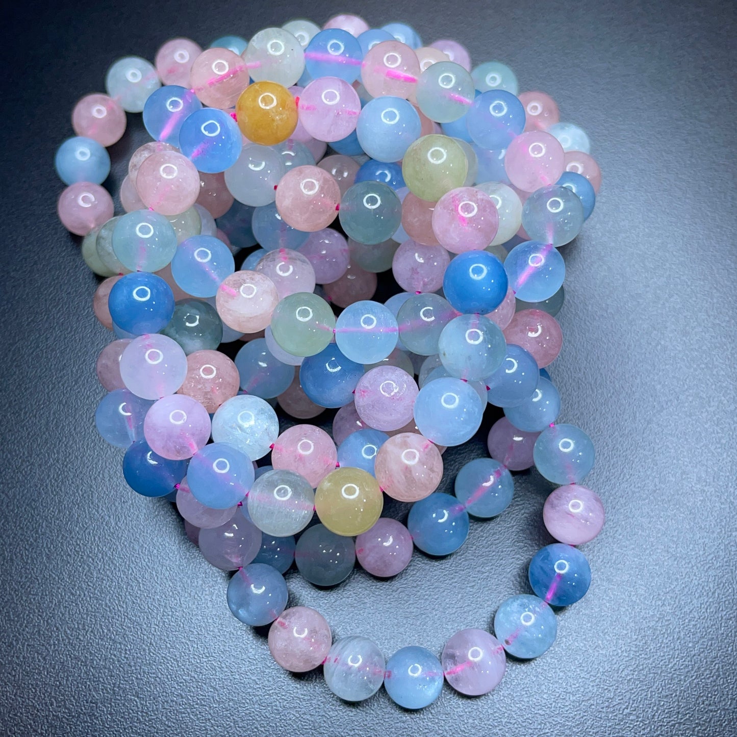 Natural Beryl Bracelete Size 11 mm