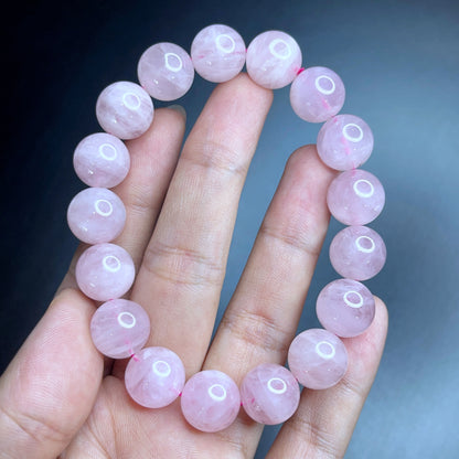 Bracelet Quartz Rose Taille 12 mm