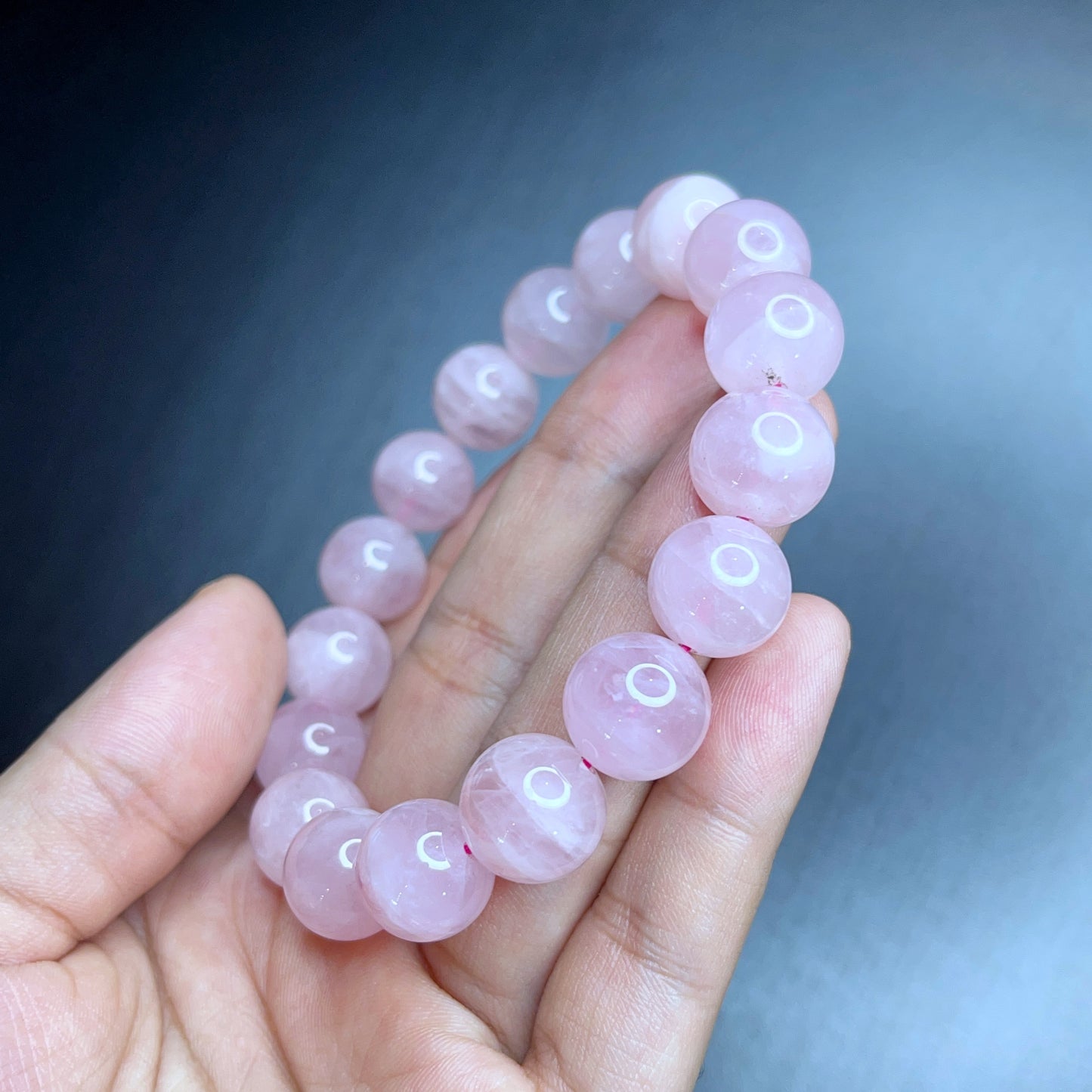 Bracelet Quartz Rose Taille 12 mm
