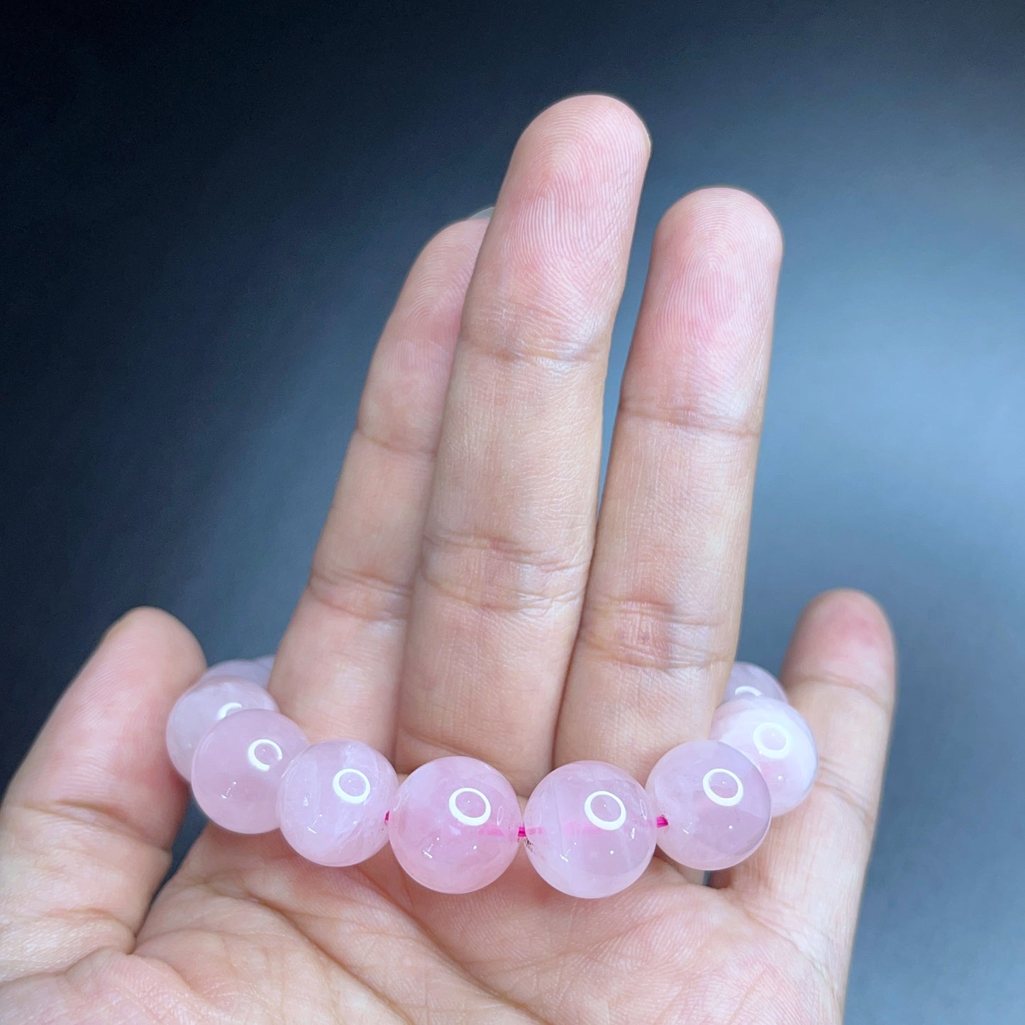 Bracelet Quartz Rose Taille 12 mm