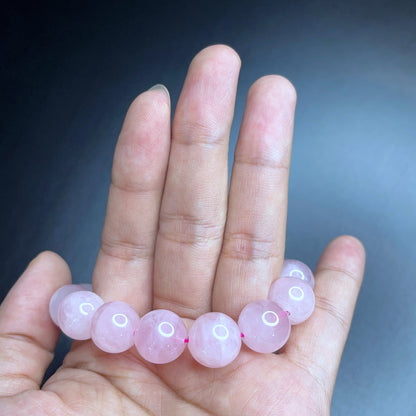 Bracelet Quartz Rose Taille 12 mm