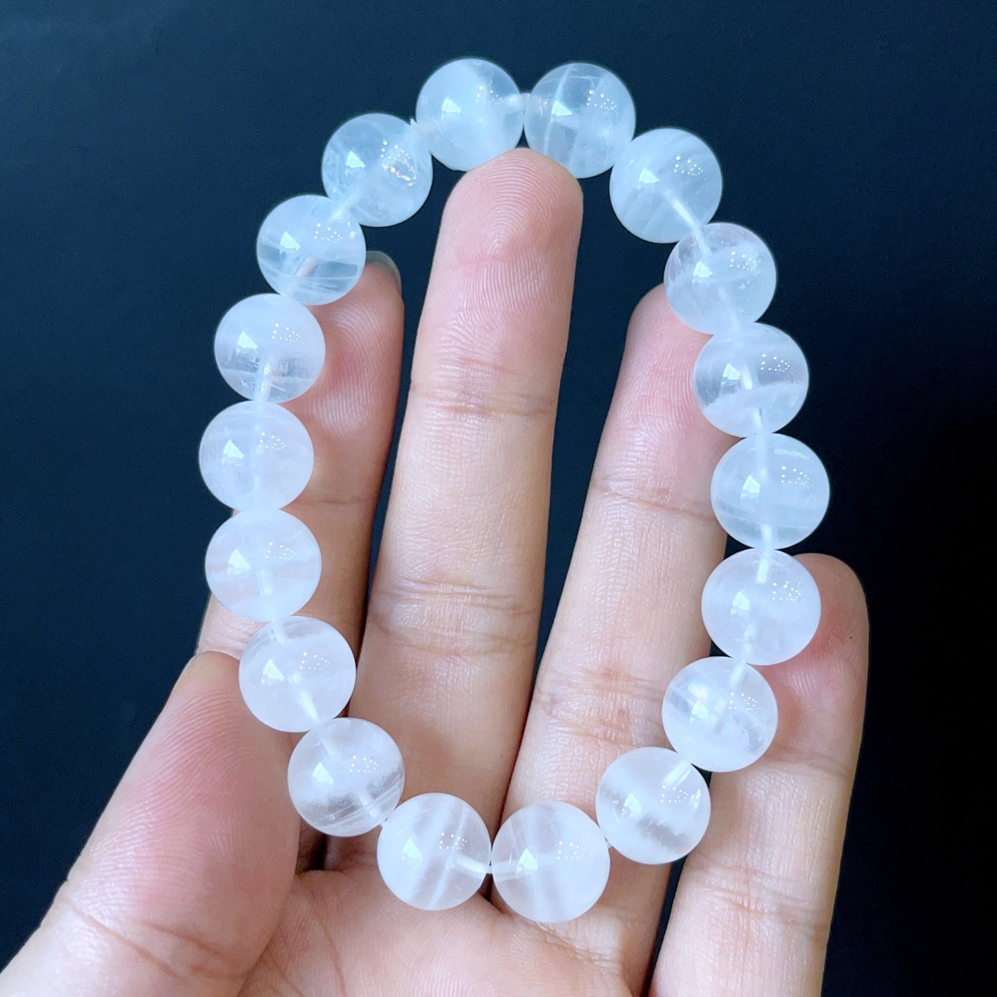 Bracelet Quartz Clair Taille 11 mm