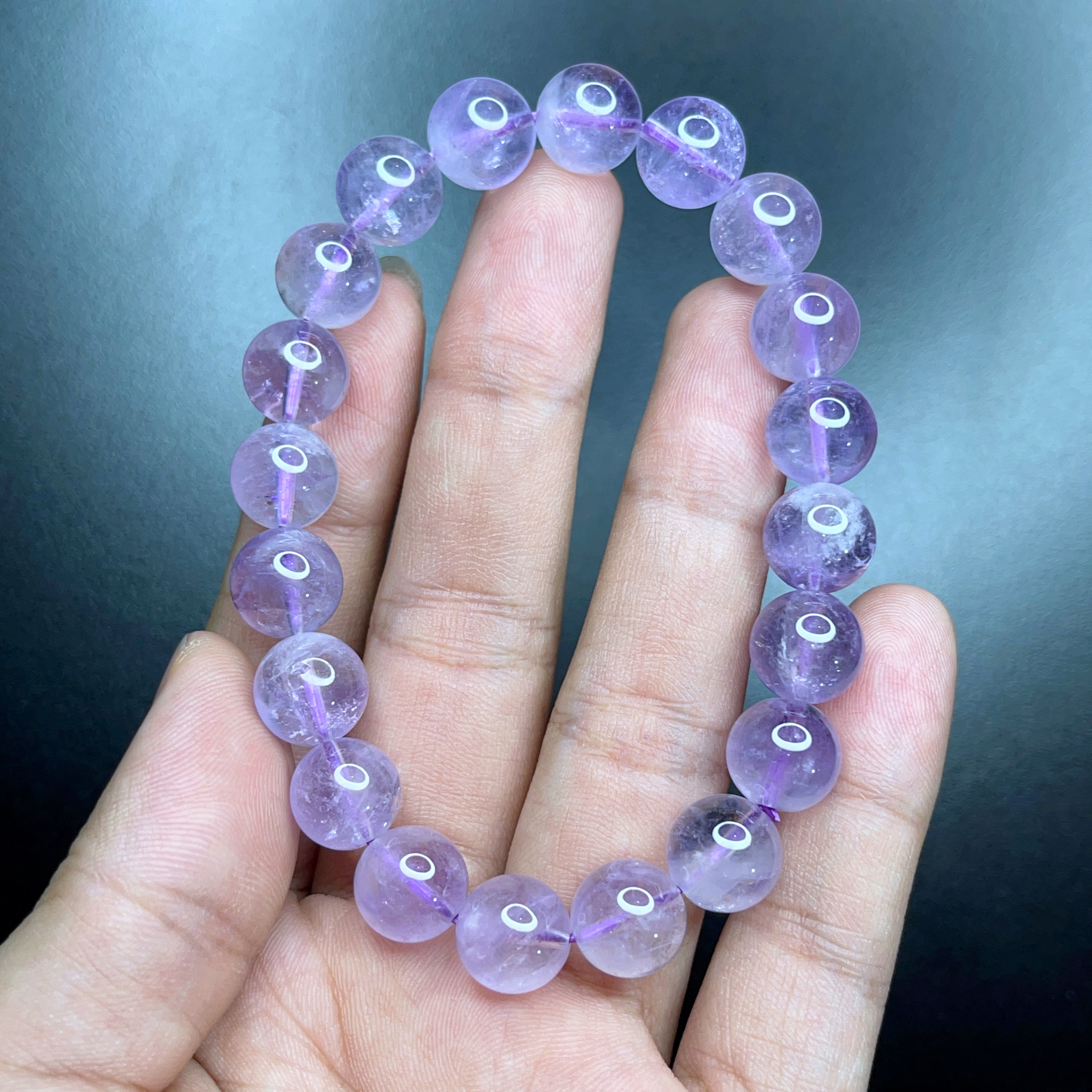 Natural amethyst top bracelet