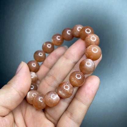 Natural Sunstone Bracelet Size 11 mm