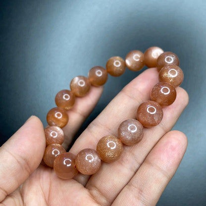 Natural Sunstone Bracelet Size 11 mm