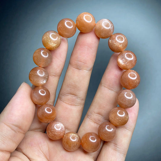 Natural Sunstone Bracelet Size 11 mm