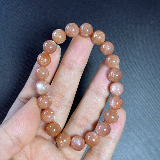 Natural Sunstone Bracelet Size 8 mm