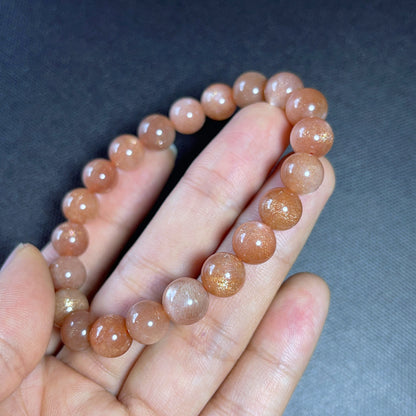 Natural Sunstone Bracelet Size 8 mm