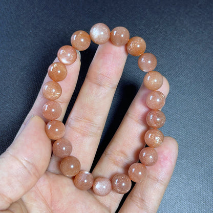 Natural Sunstone Bracelet Size 8 mm