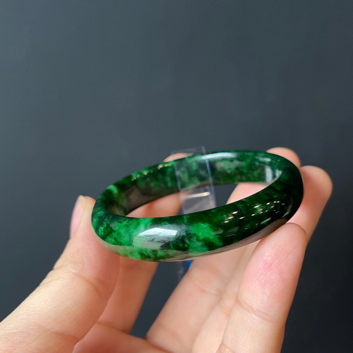 Jadeite Jade Bangle Size 49 mm