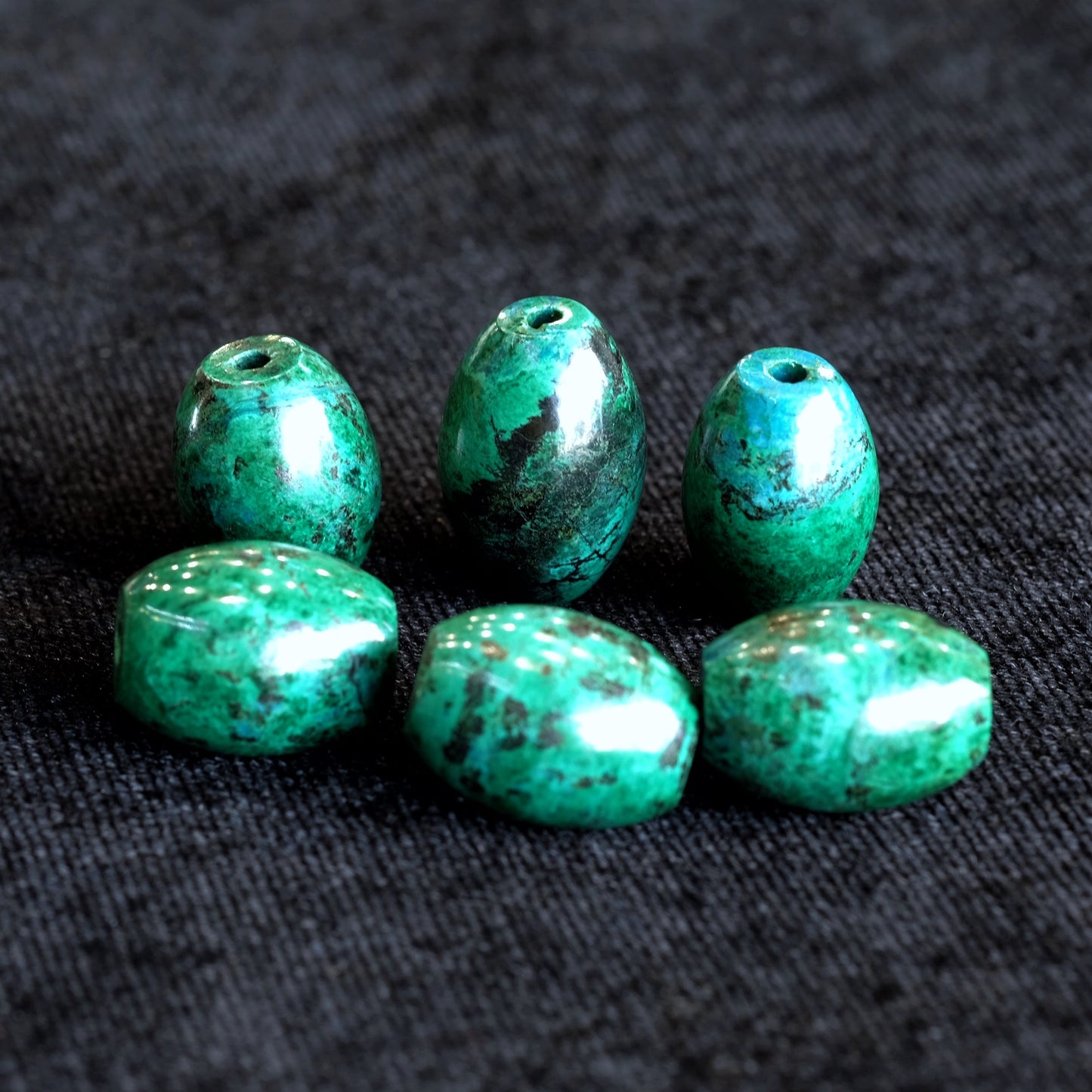 Pendentif string Lu chrysocolle