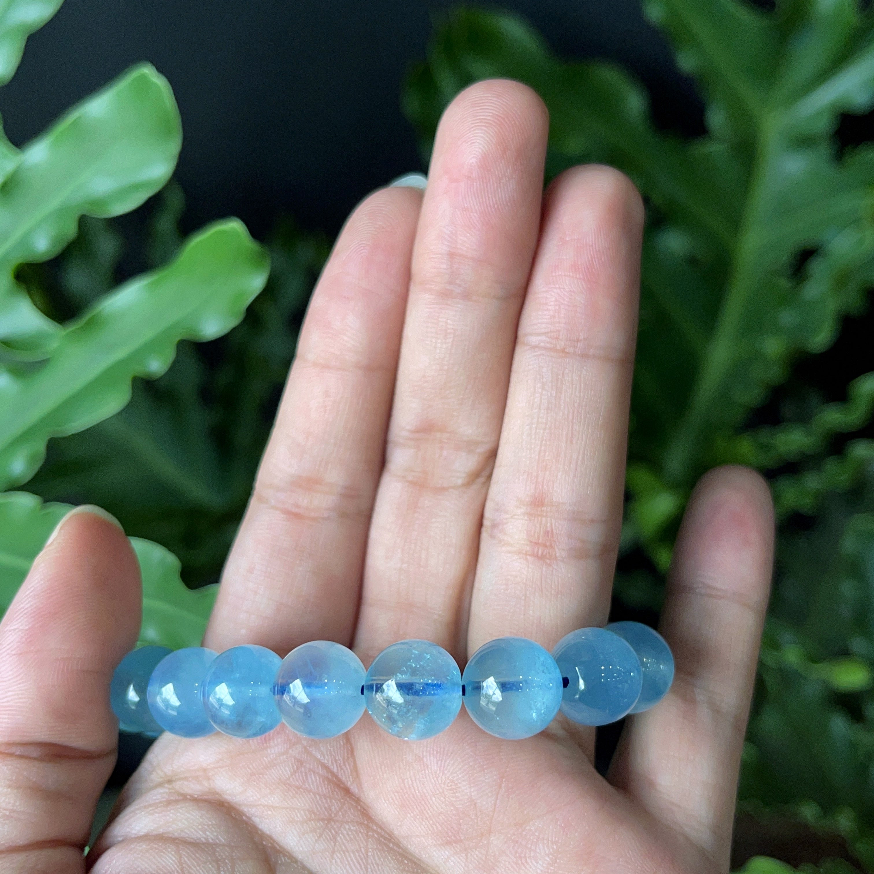 Natural aquamarine bracelet online
