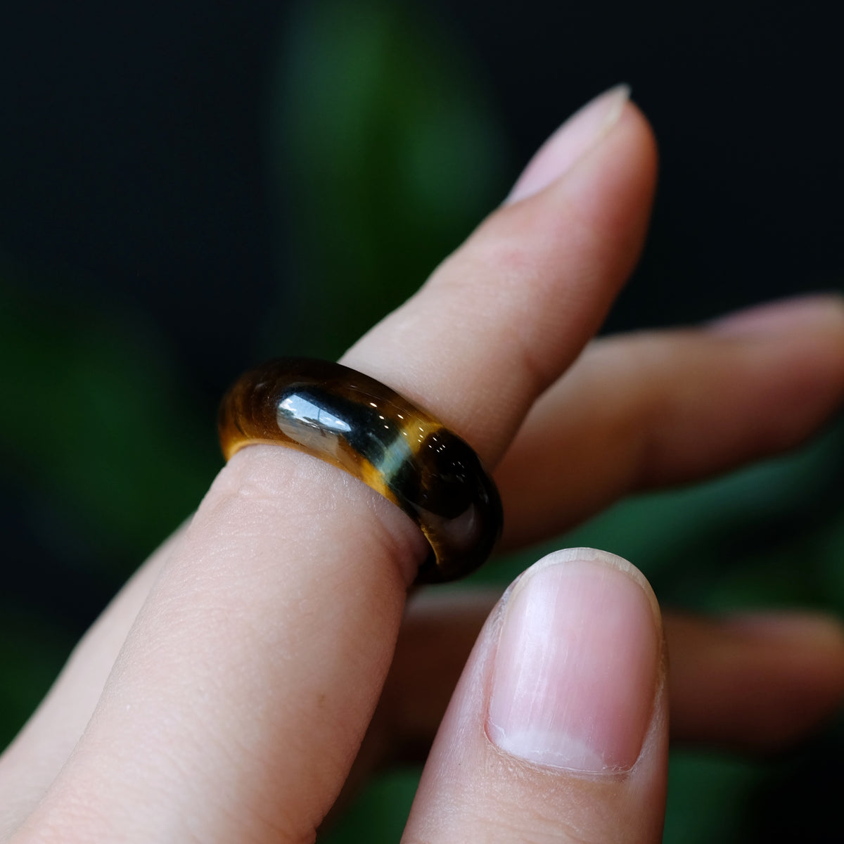 Bague Oeil de Tigre Taille 1.7