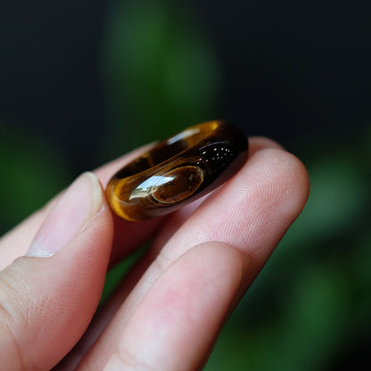 Tiger Eye Ring Size 1.7