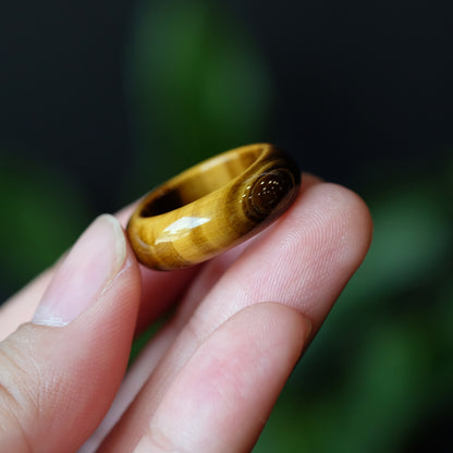 Tiger Eye Ring Size 1.7