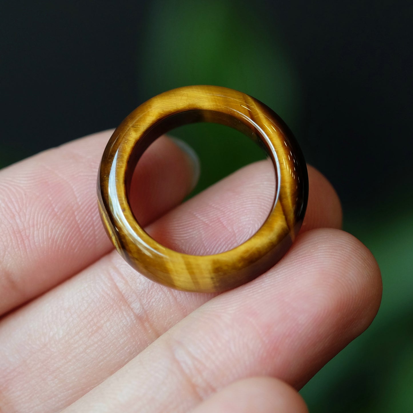 Tiger Eye Ring Size 1.7