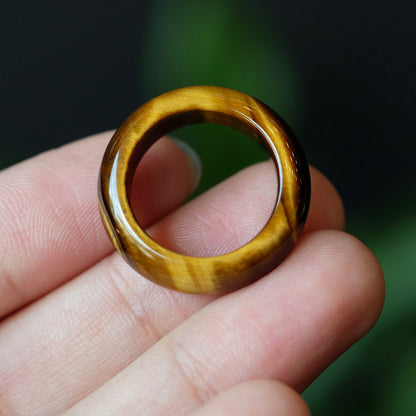 Tiger Eye Ring Size 1.7