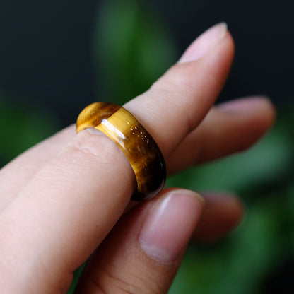 Tiger Eye Ring Size 1.7