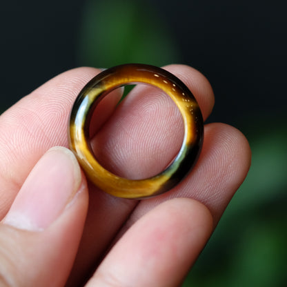 Tiger Eye Ring Size 1.7