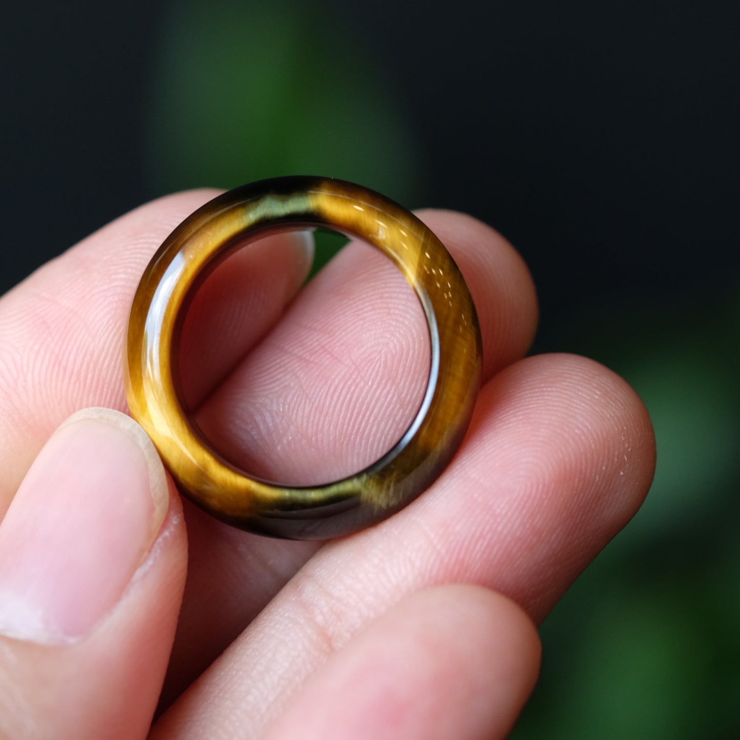 Tiger Eye Ring Size 1.7