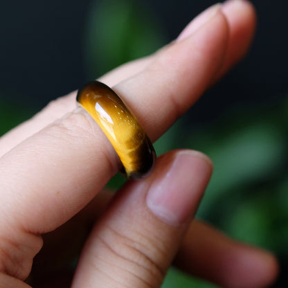 Tiger Eye Ring Size 1.7