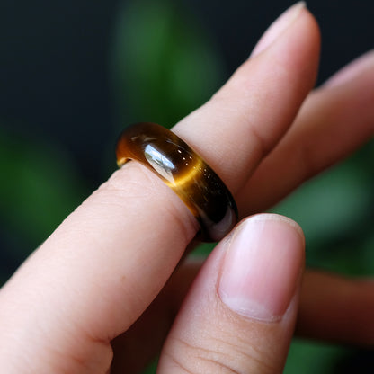 Tiger Eye Ring Size 1.7