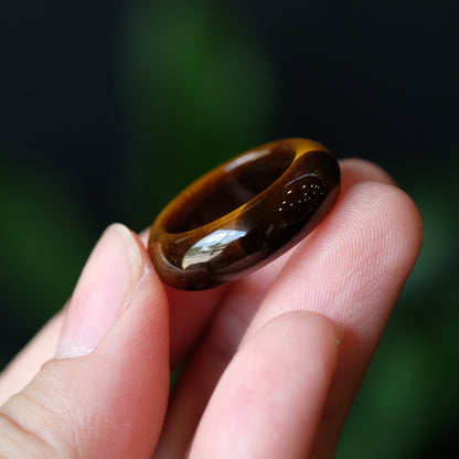 Tiger Eye Ring Size 1.7