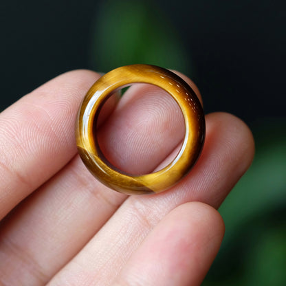 Tiger Eye Ring Size 1.7