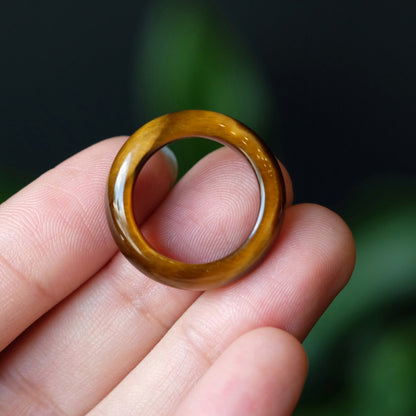 Tiger Eye Ring Size 1.7