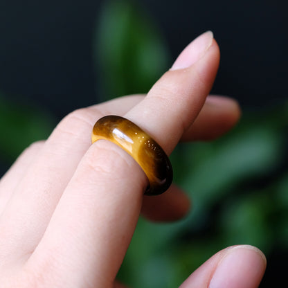 Tiger Eye Ring Size 1.7