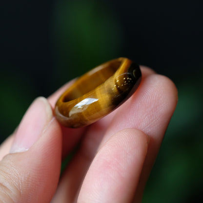 Tiger Eye Ring Size 1.7