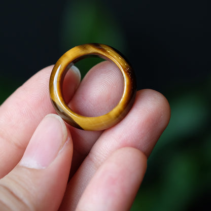 Tiger Eye Ring Size 1.7