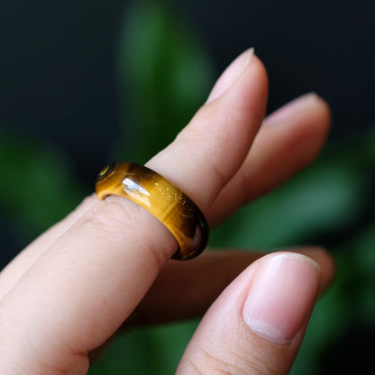 Tiger Eye Ring Size 1.7