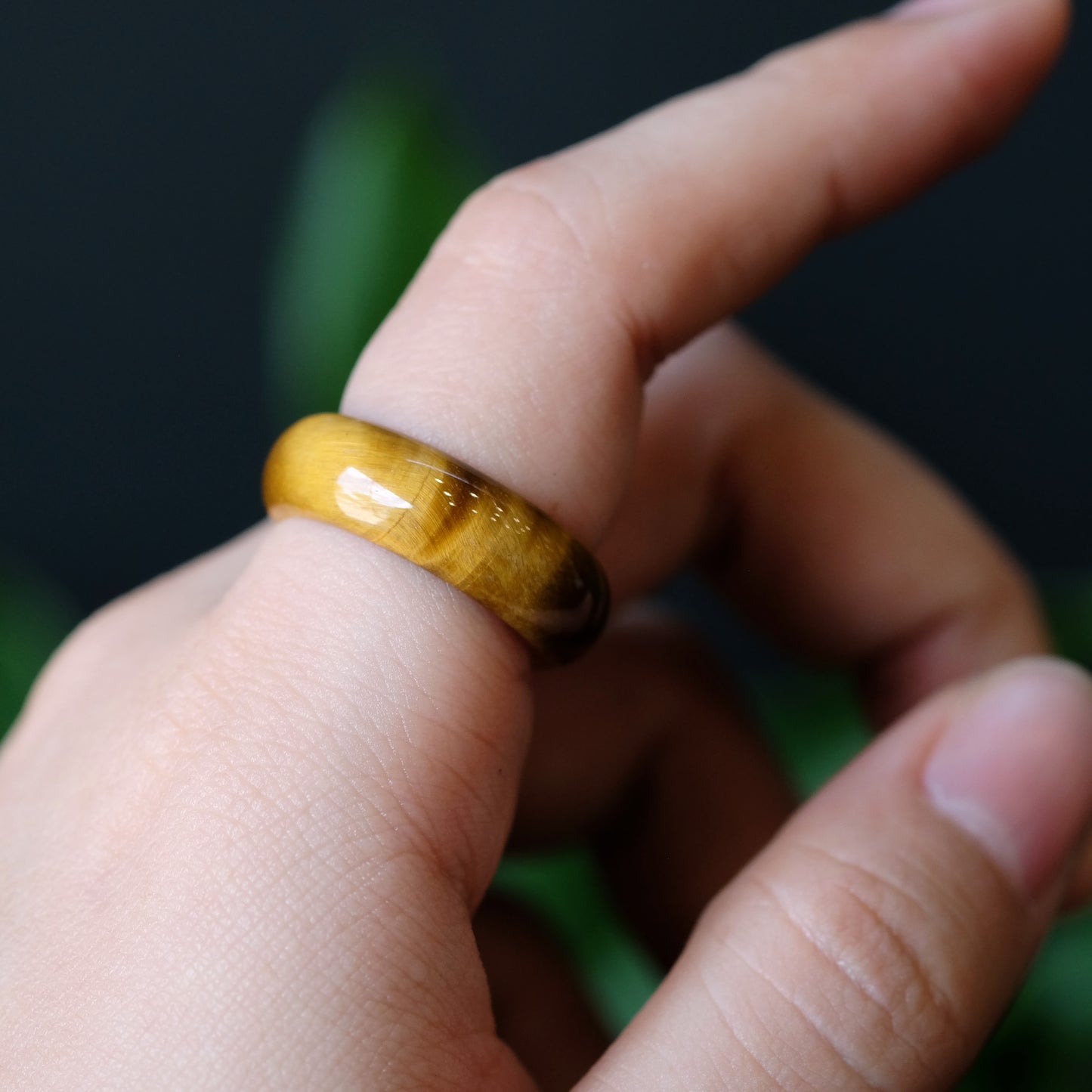 Bague Oeil de Tigre Taille 1.8