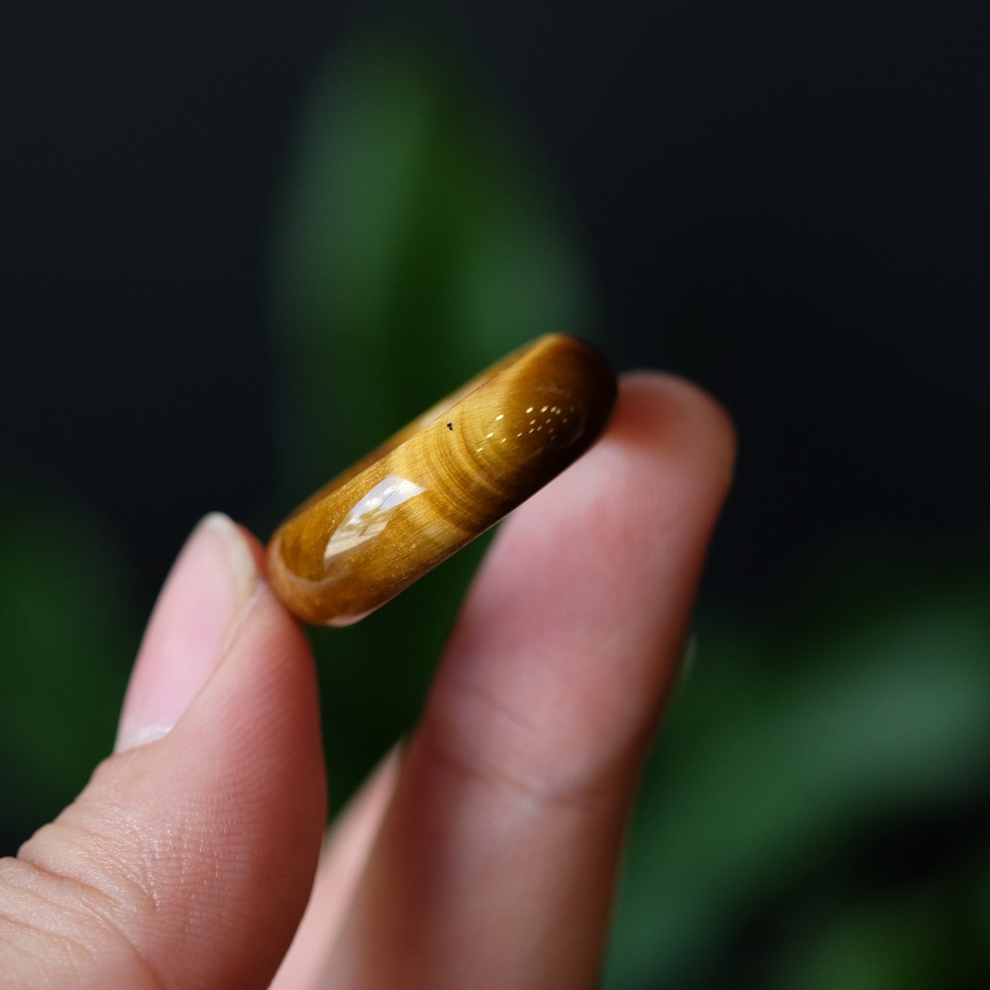 Tiger Eye Ring Size 1.8