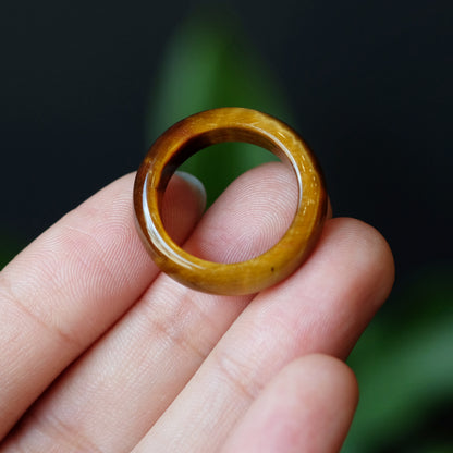 Tiger Eye Ring Size 1.8