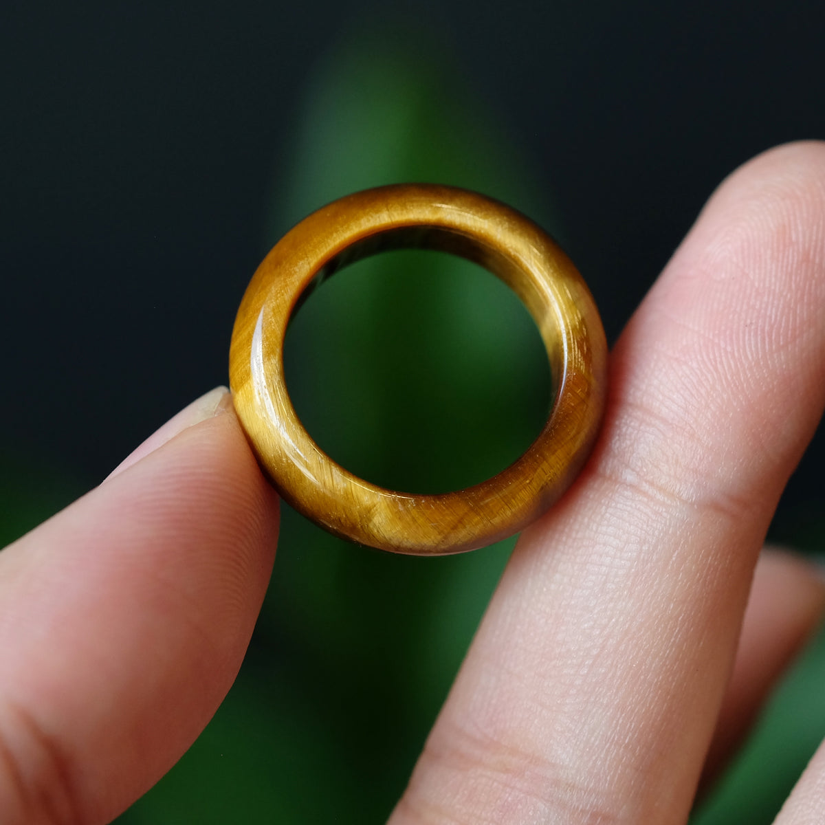 Tiger Eye Ring Size 1.8