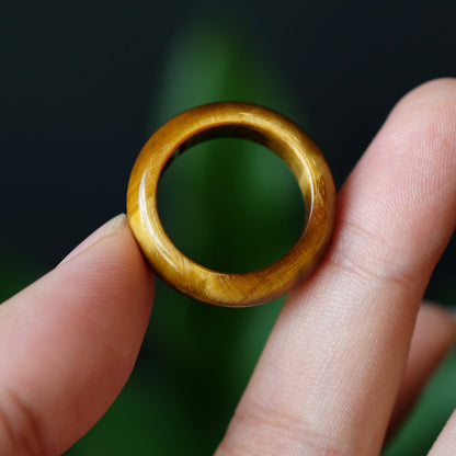 Tiger Eye Ring Size 1.8