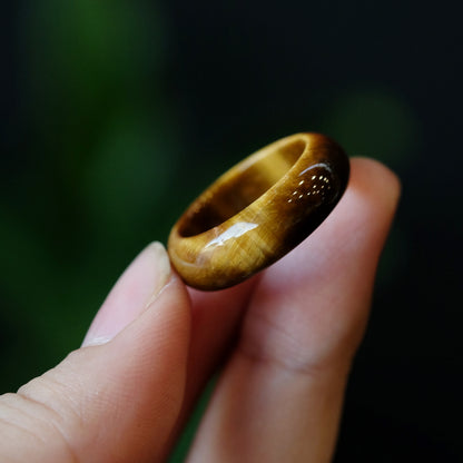 Tiger Eye Ring Size 1.8